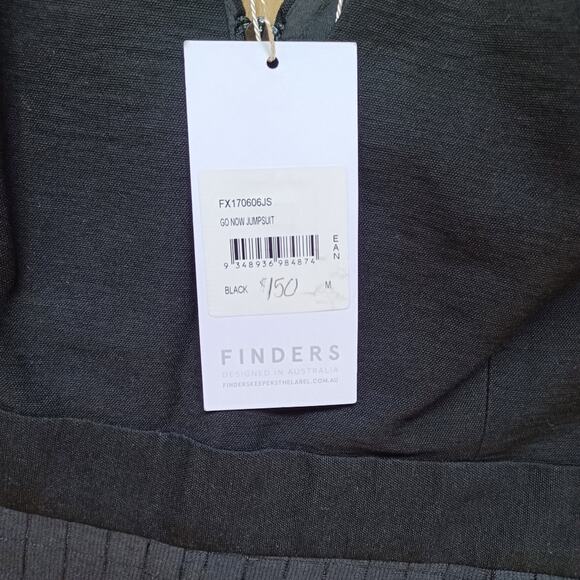 Revolve Finders Keepers Go Now Palazzo Jumpsuit Black Cut-Outs Semi-Sheer M NWT - Picture 16 of 16